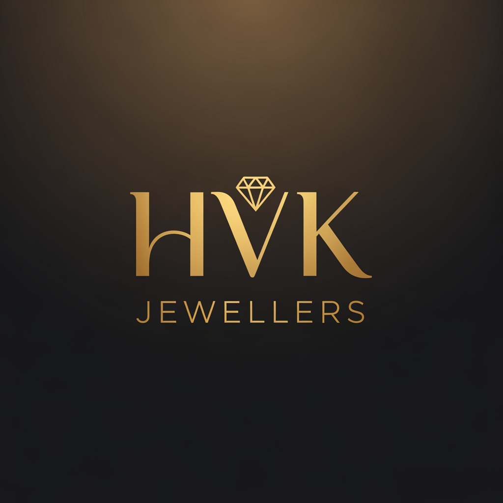 AI Design for CREATE A LOGO NAMED HVK JEWELLERS