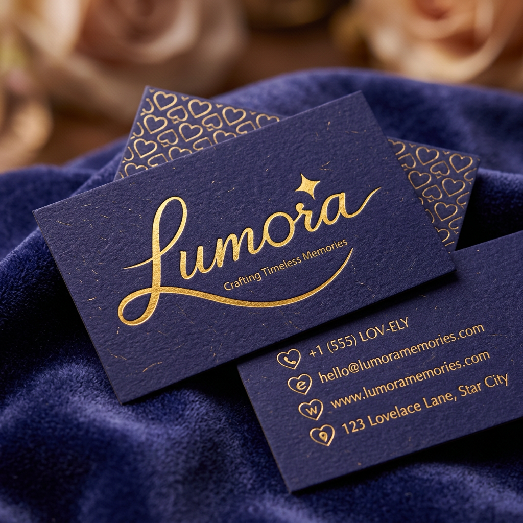 AI Design for use this logo for to make lovable visiting card