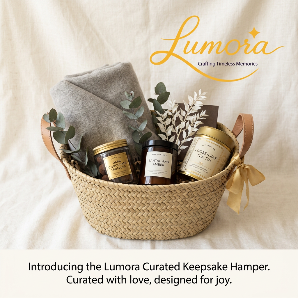 AI Design for design a instagram post for a simple and nice hamper