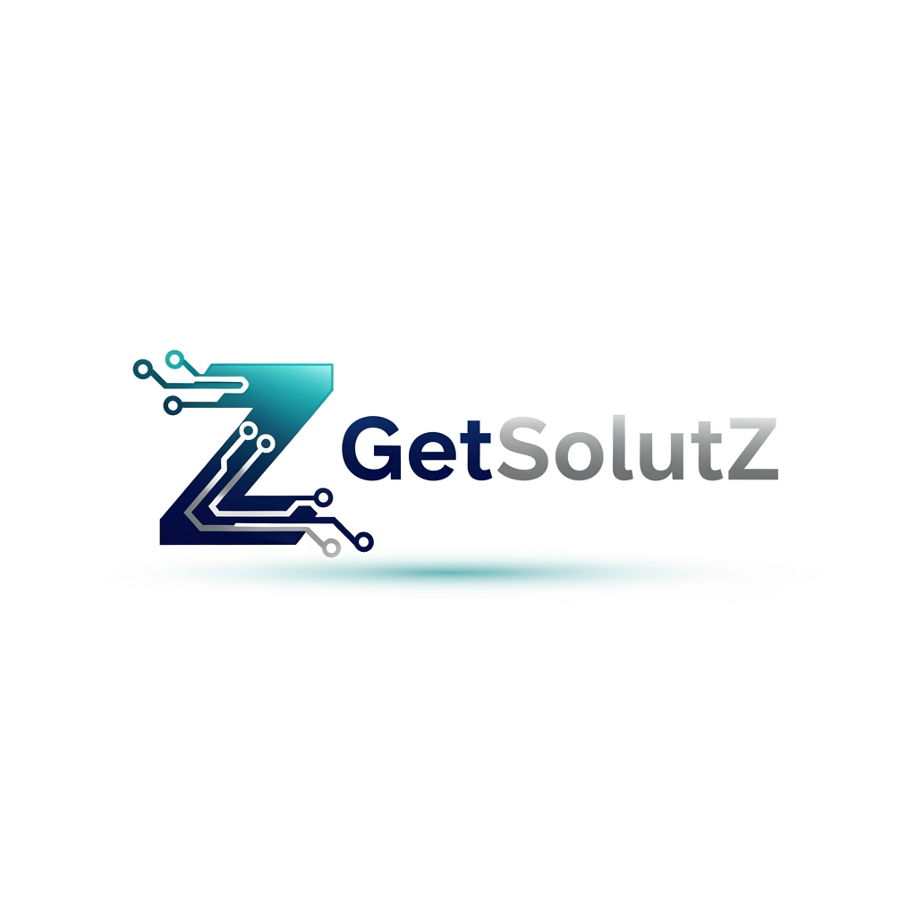 GetSolutZ company brand in it solution in unique look more professional