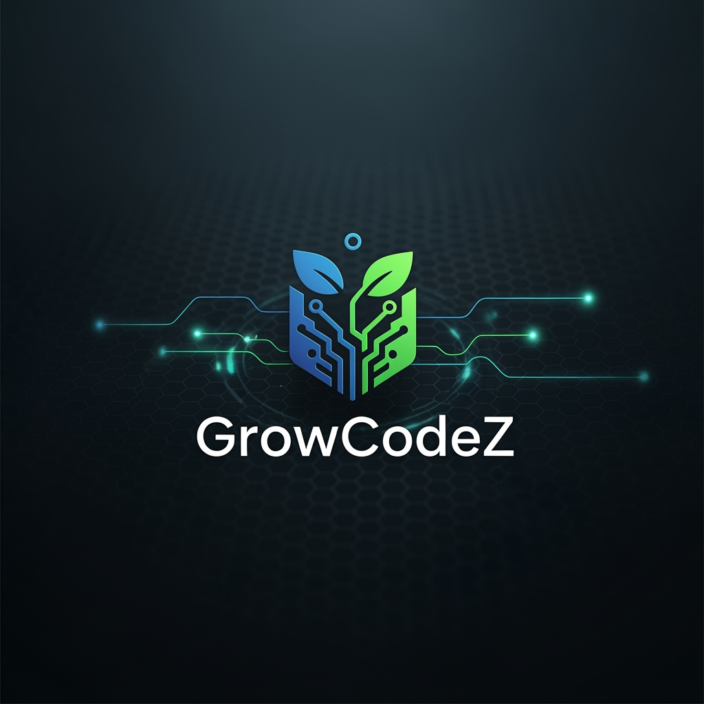 GrowCodeZ company brand in it solution in unique look more professional