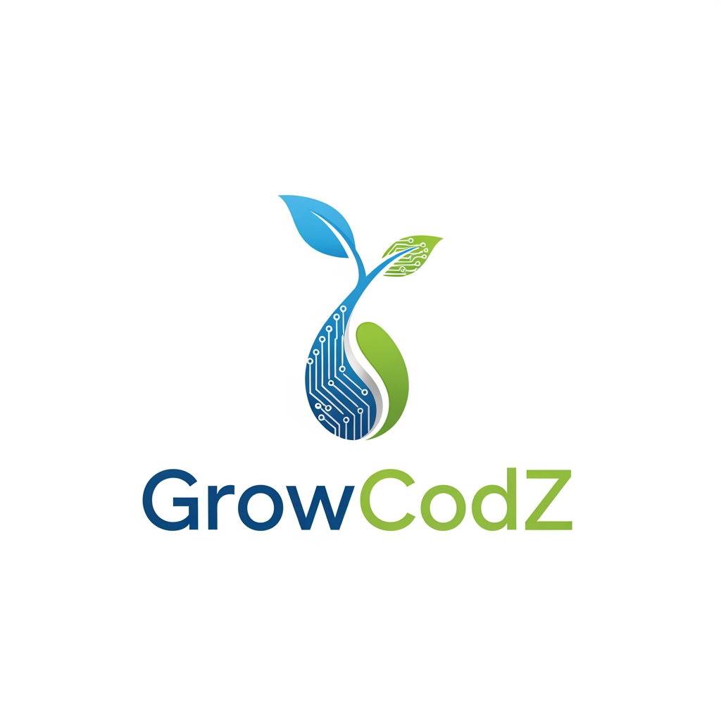 GrowCodZ company brand in it solution in unique look more professional
