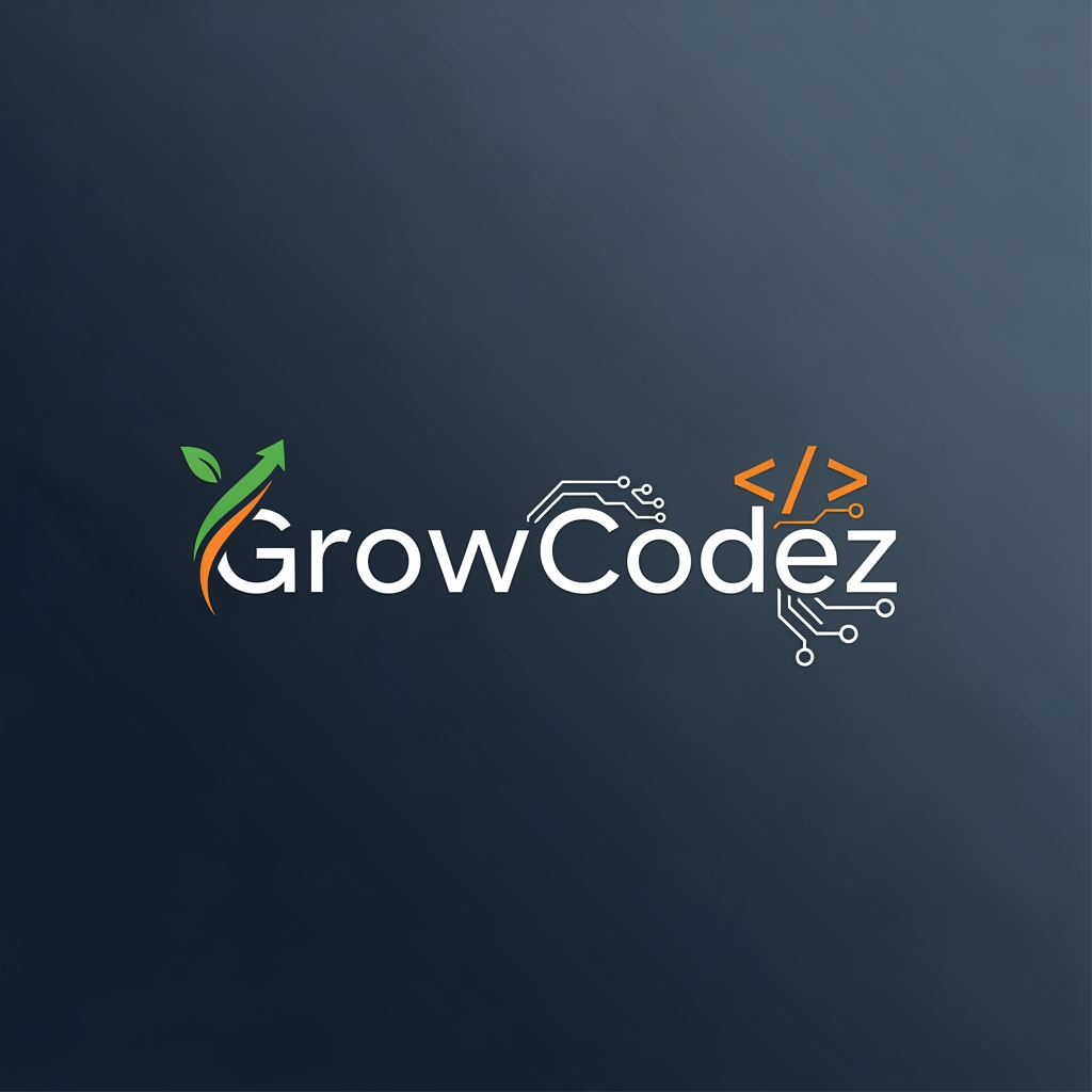 GrowCodeZ company brand in it solution in unique look more professional