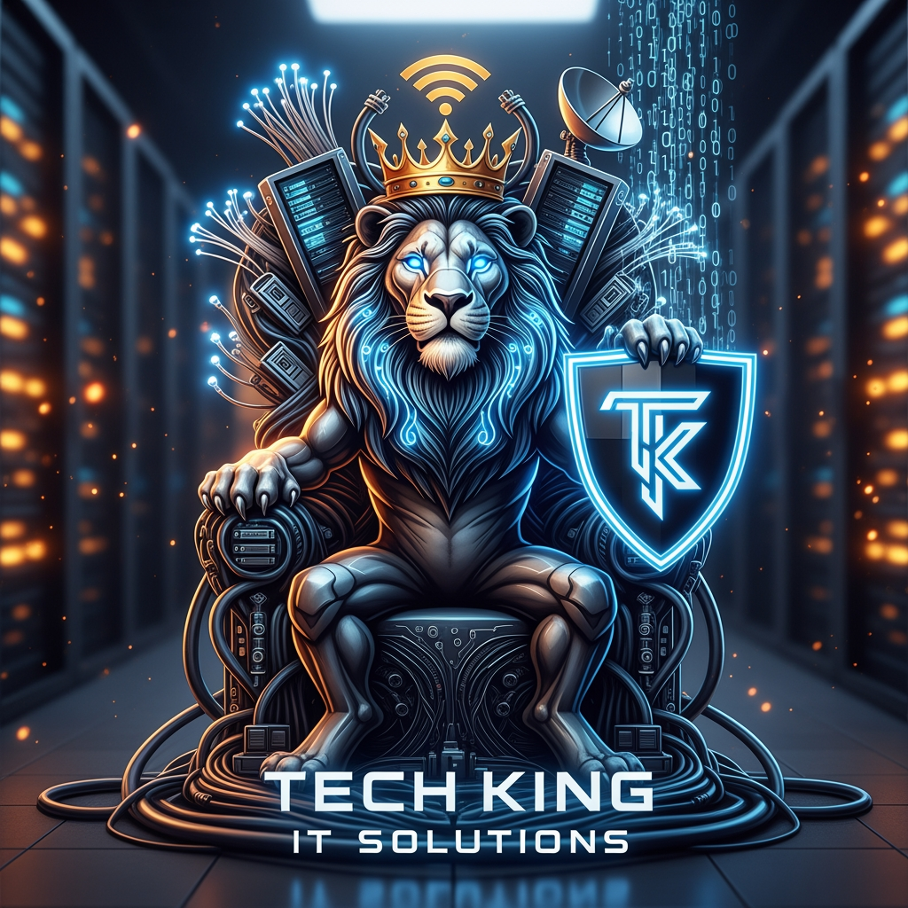 tech king lion it solution brand create unique