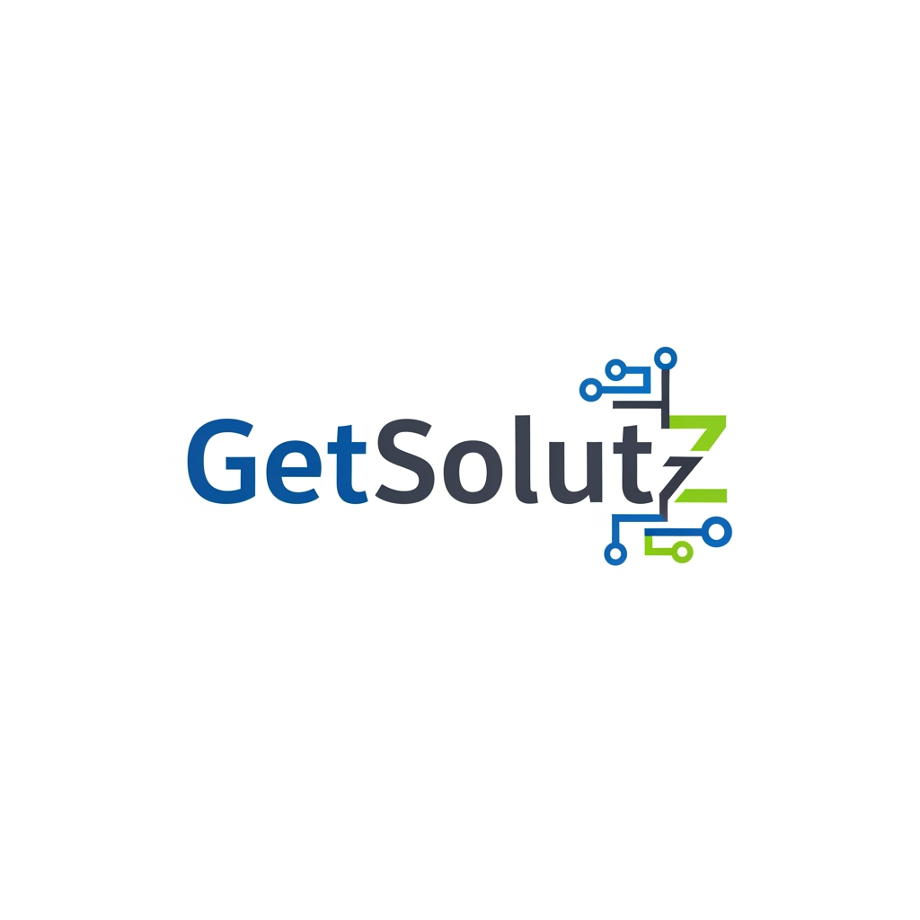 GetSolutZ company brand in it solution in unique look more professional