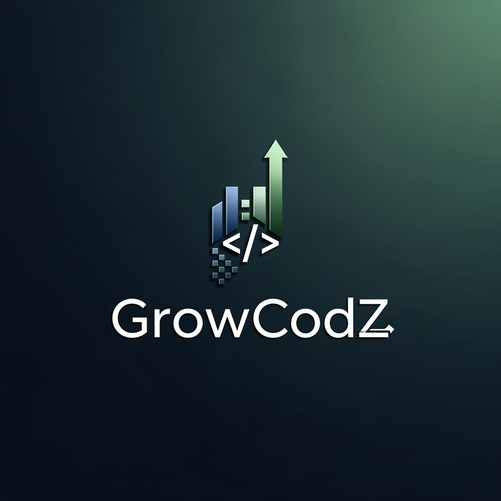 GrowCodZ company brand in it solution in unique look more professional