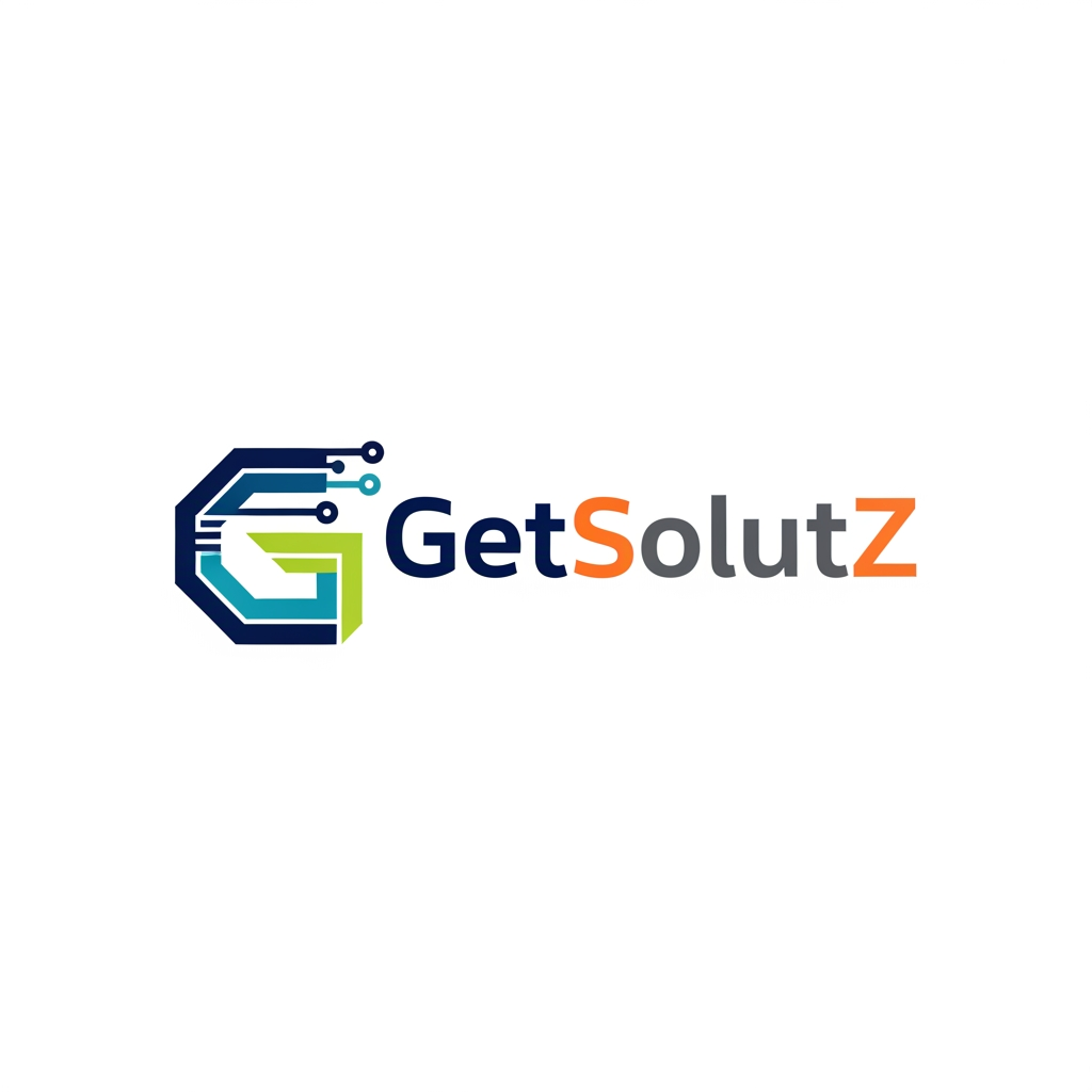 GetSolutZ company brand in it solution in unique look more professional