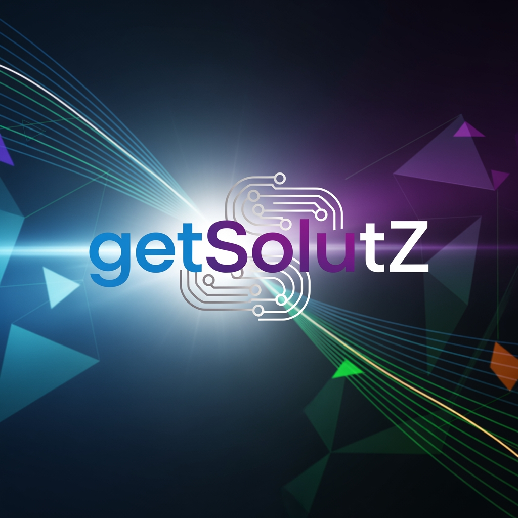 getSolutZ brand logo in tech IT solution in unique