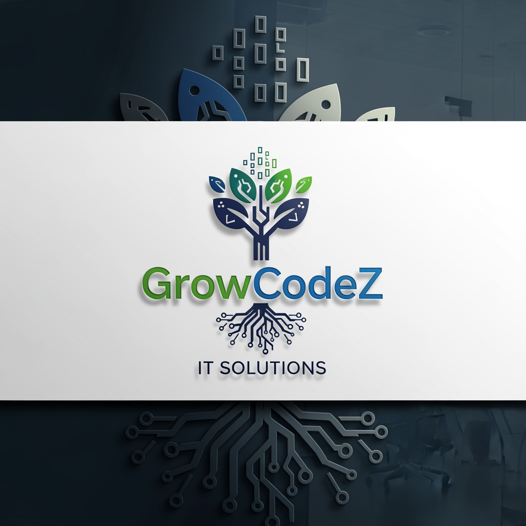 GrowCodeZ company brand in it solution in unique look more professional