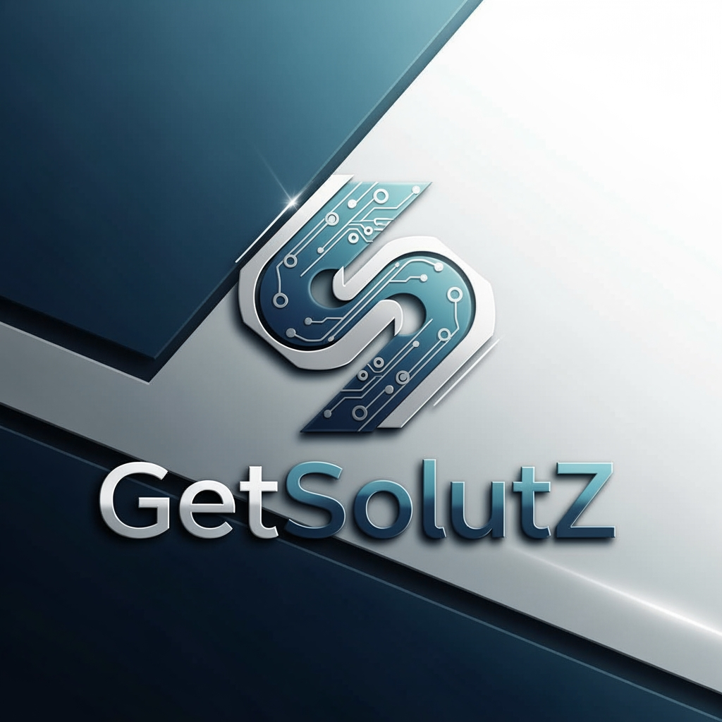 GetSolutZ company brand in it solution in unique look more professional