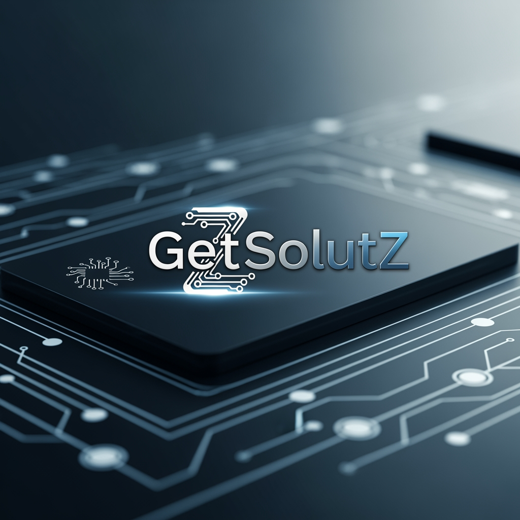 GetSolutZ company brand in it solution in unique look more professional