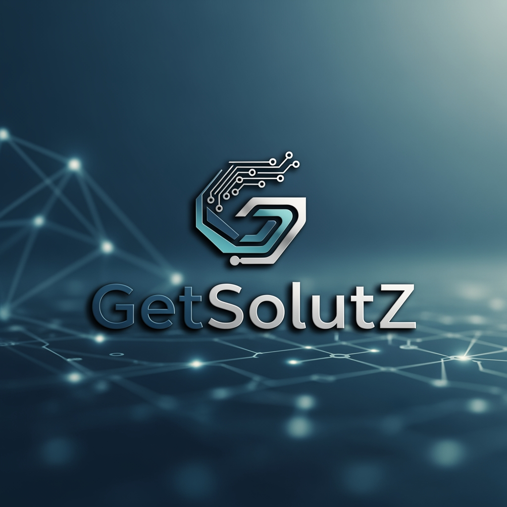 GetSolutZ company brand in it solution in unique look more professional