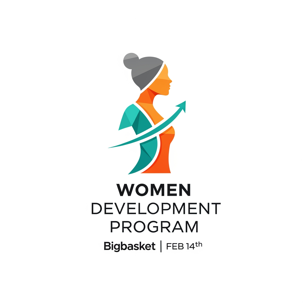 Women Development Program is organized at Bigbasket on Feb 14th.
Illustrator logo simple