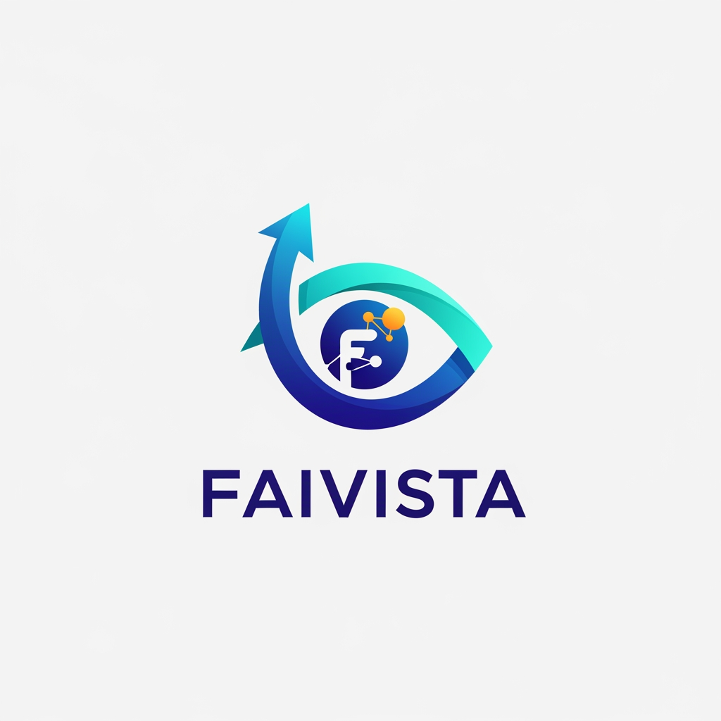 i need creative and eye cough logo for Faivista marketting agency