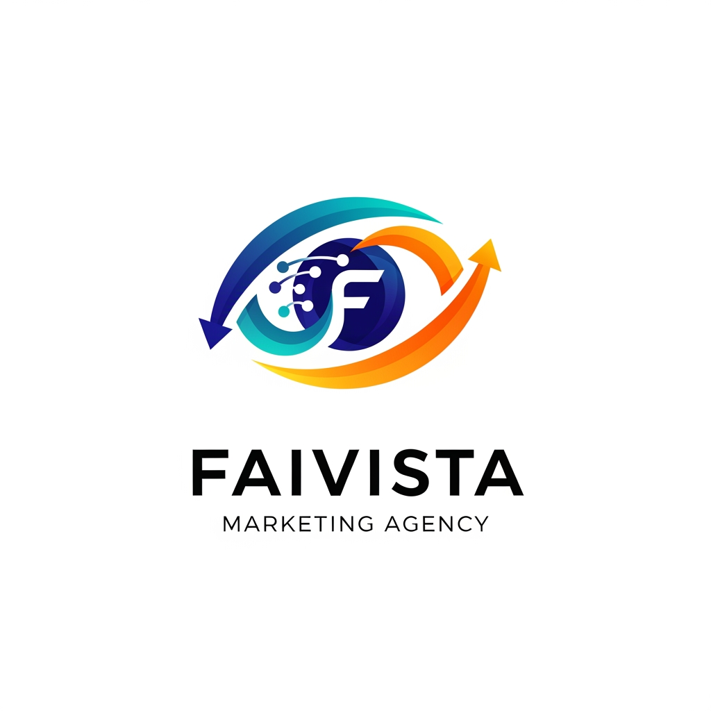 i need creative and eye cough logo for Faivista marketting agency