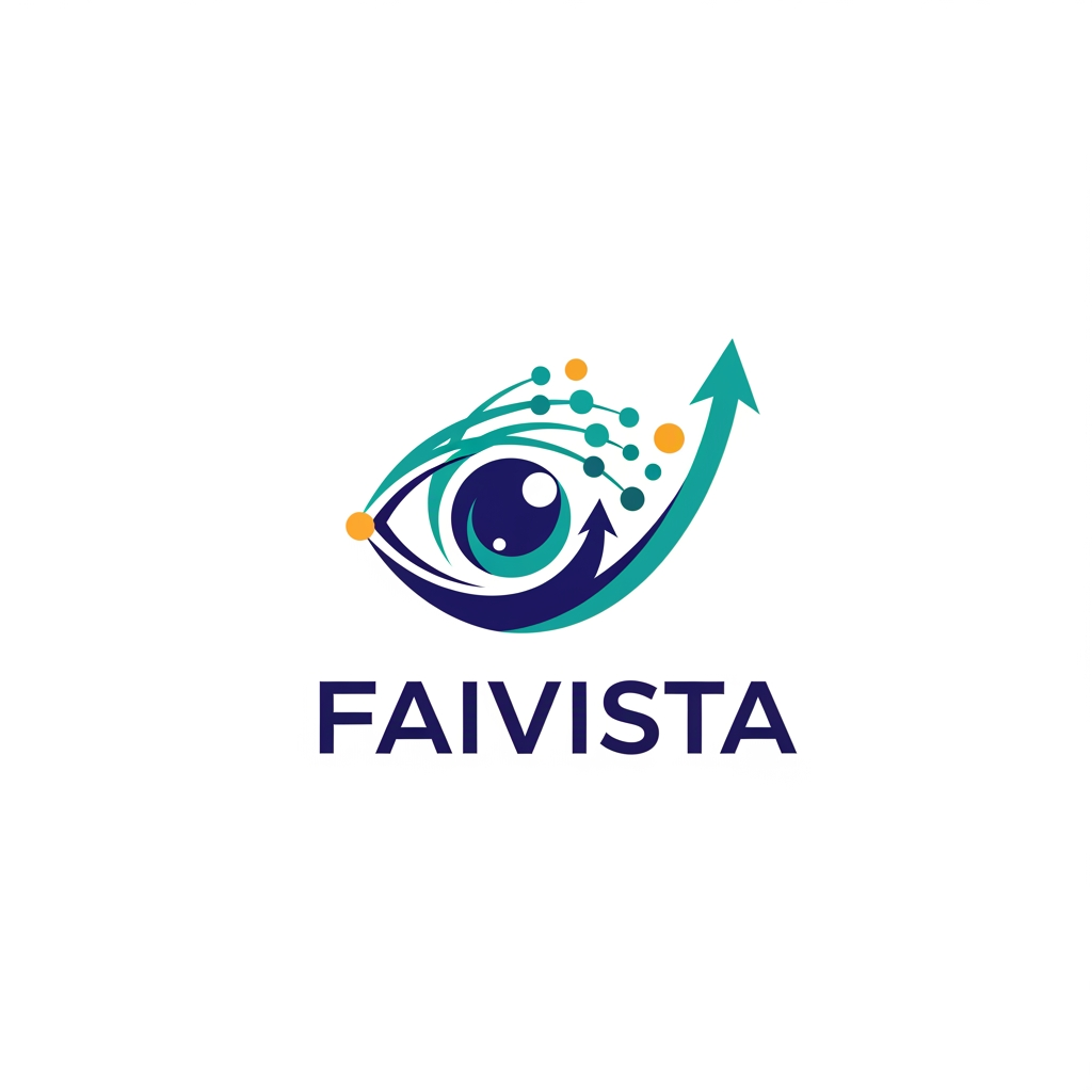 i need creative and eye cough logo for Faivista marketting agency