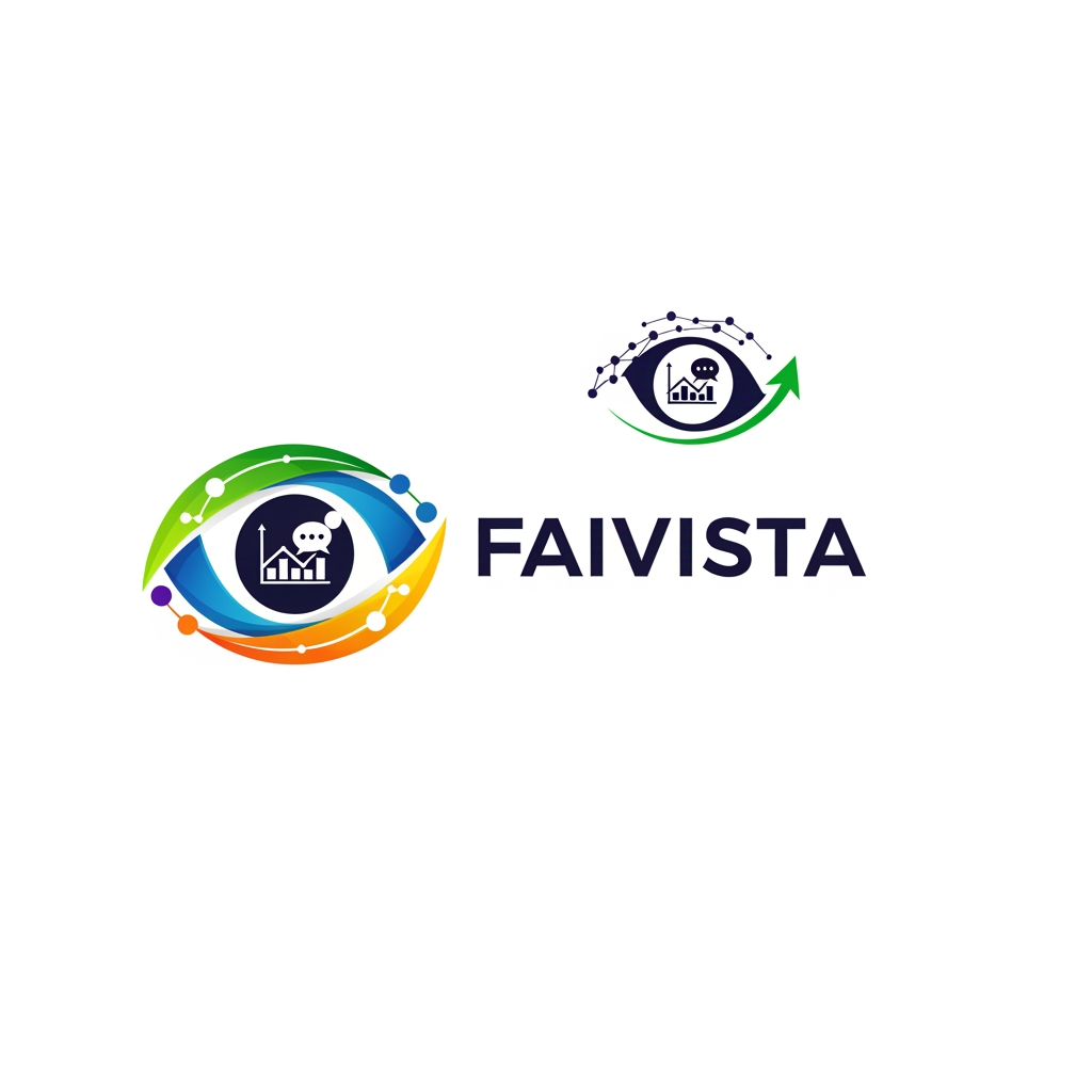 i need creative and eye cough logo for Faivista marketting agency