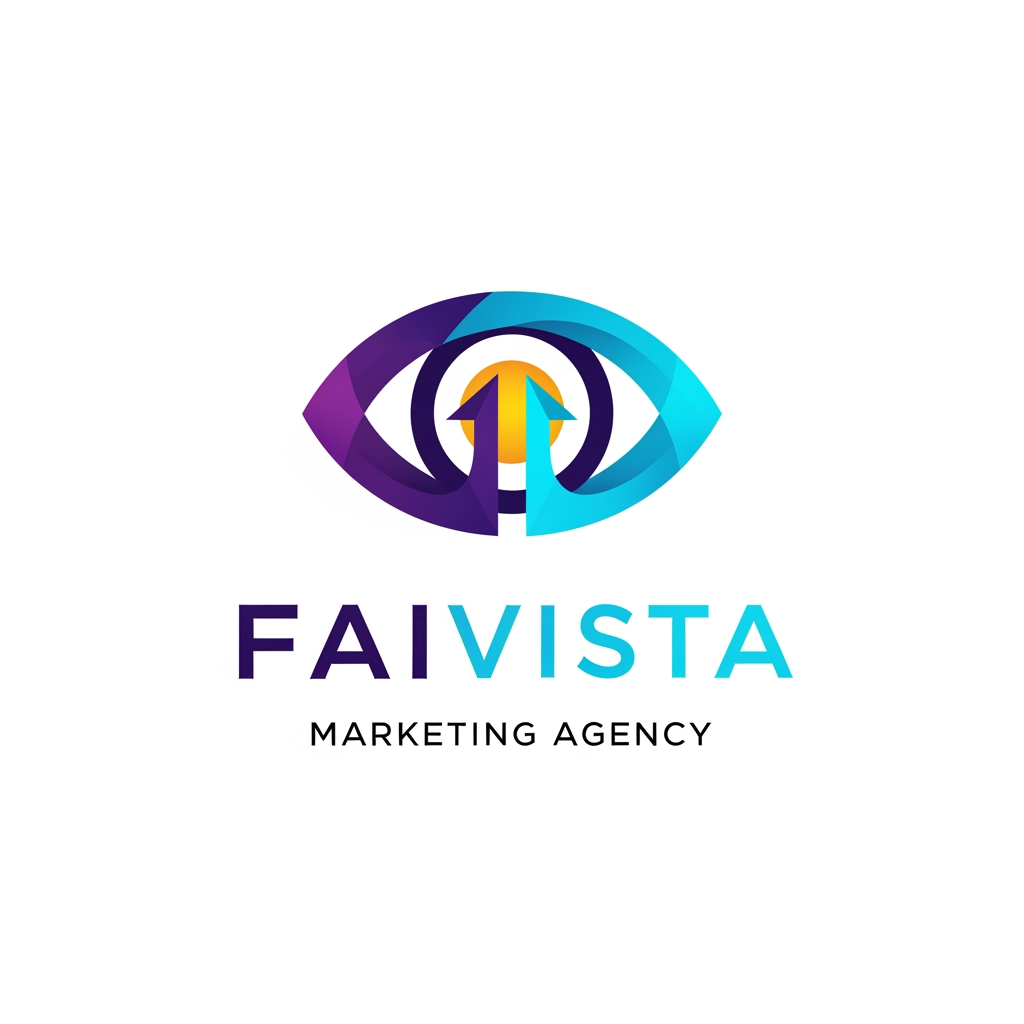 i need creative and eye cough logo for Faivista marketting agency