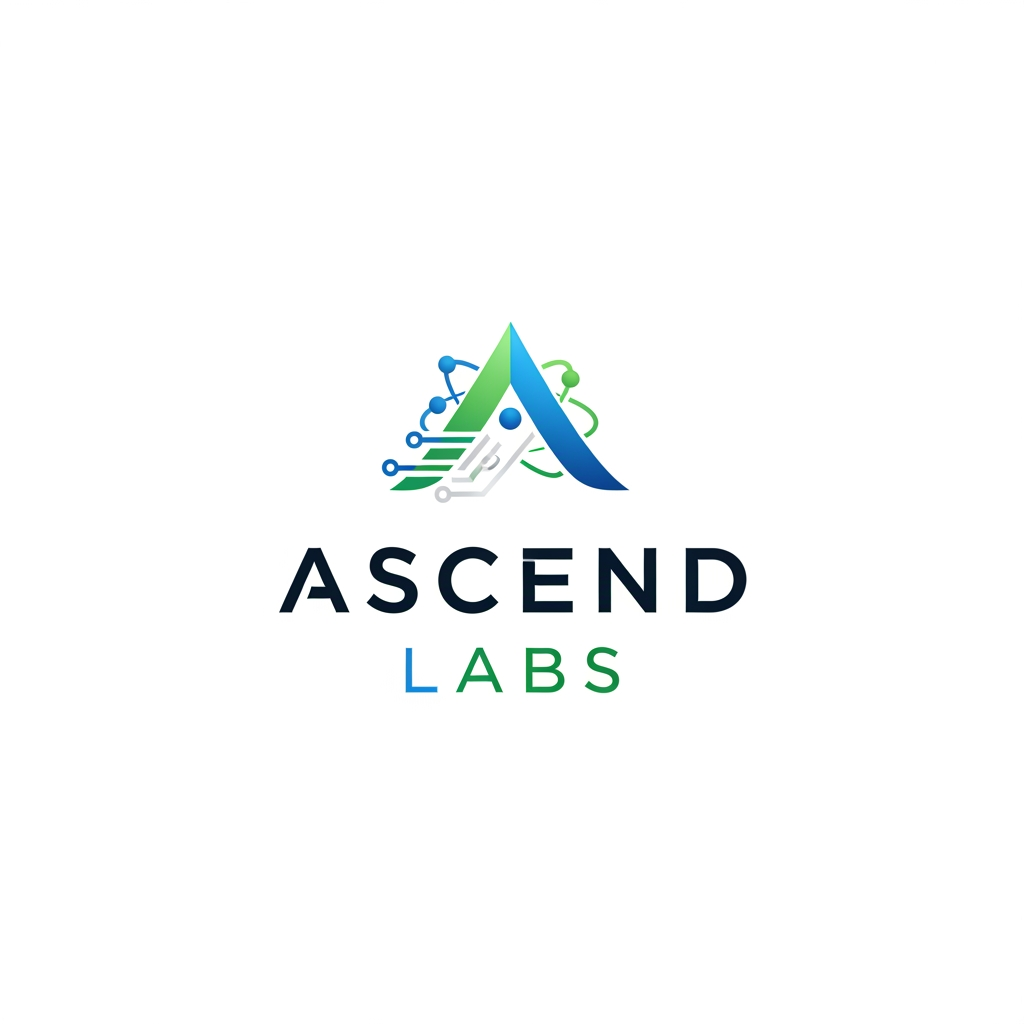 generate a logo for our website and sooftware building company named Ascend Labs