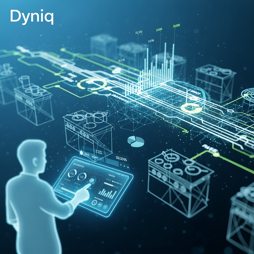 okay now create a background image for topic of Dyniq (smart restaurant management & kitchen queue operating system)