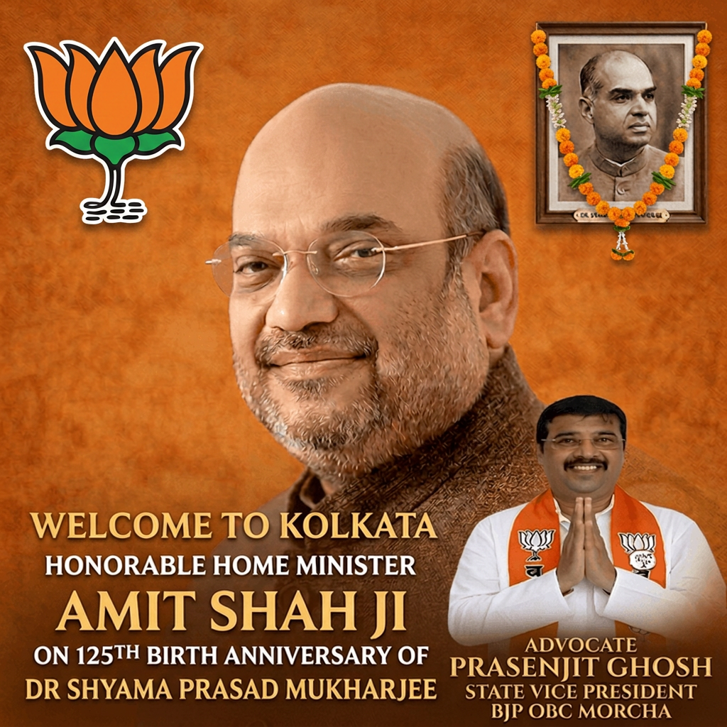 AI Design for Add a lotus bjp logo in the top left