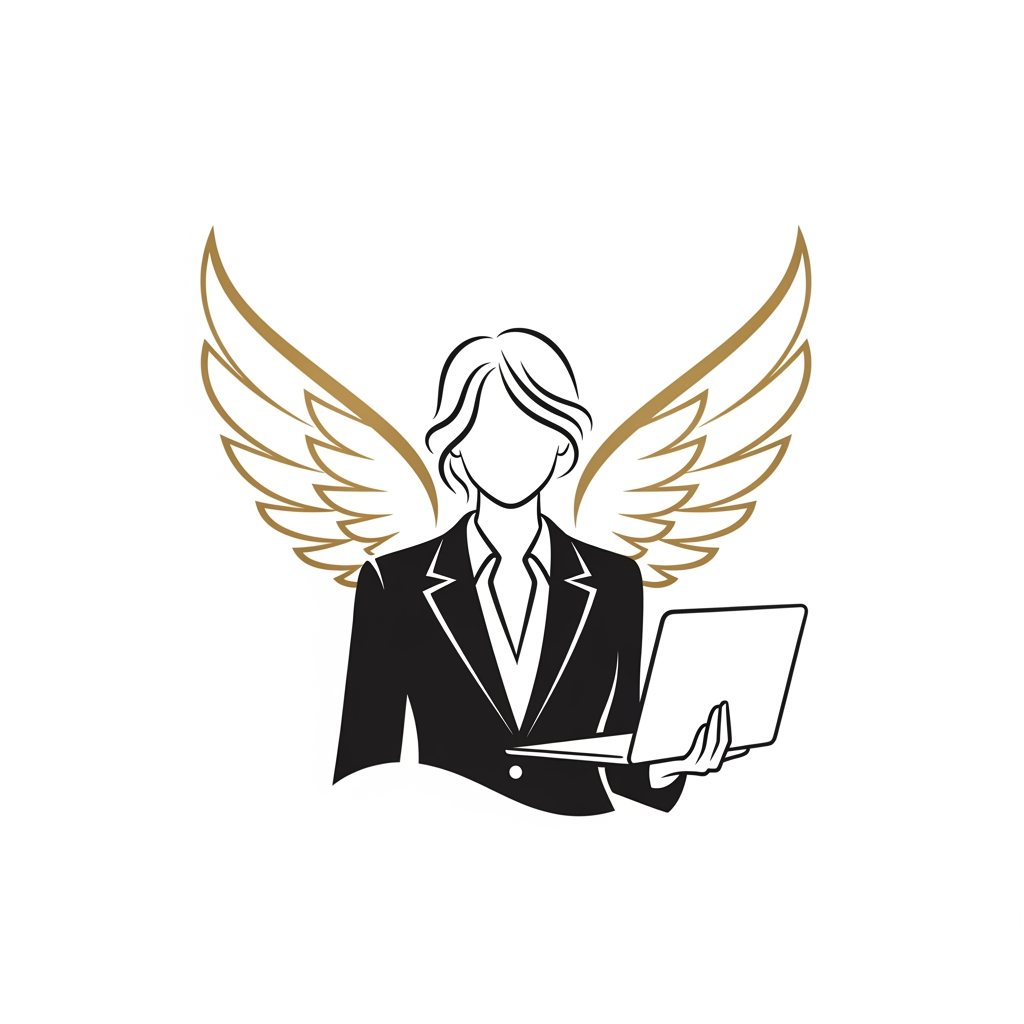 Logo Prompt
"Design a premium, minimalist, elegant logo that symbolizes the strength, grace, confidence, and empowerment of a girl/woman. Create an abstract feminine emblem instead of a literal illustration. The symbol should subtly combine elements such as delicate wings, a graceful female silhouette, flowing curves, a blooming flower, and a small crown or halo to represent freedom, ambition, beauty, and inner power. The design must feel luxurious, modern, and sophisticated with clean geometric lines, balanced symmetry, and a memorable icon suitable for branding. Use a black and gold color palette (or monochrome black for versatility). Flat vector style, negative space techniques, premium brand identity, no gradients, no cartoon effects, no clipart, no excessive details, no text, transparent background, high-end fashion and luxury aesthetic, scalable SVG-style logo, award-winning branding quality."
Alternative (Luxury Angel-Inspired)
"Create an elegant luxury logo featuring an abstract feminine silhouette with beautifully stylized wings. The wings should appear artistic and minimal rather than realistic, symbolizing freedom, dreams, confidence, and transformation. The face should not be detailed—only a graceful outline with flowing hair integrated into the wings. Use smooth curves, clean vector lines, perfect symmetry, and negative space. The logo should feel like a premium fashion, beauty, or lifestyle brand. Black and gold color palette, minimalist, timeless, sophisticated, iconic, flat vector, transparent background, no cartoon style, no gradients, no text."
If your brand is for girls' empowerment (recommended)
"Design a world-class luxury logo representing feminine strength, ambition, elegance, confidence, and freedom. Create a unique abstract emblem by blending a graceful female silhouette, upward wings, a subtle lotus, and flowing curves into one iconic symbol. The design should communicate empowerment, growth, resilience, and beauty without looking overly decorative. Minimalist vector logo with clean lines, balanced proportions, premium branding aesthetic, black and gold color palette, transparent background, scalable, memorable, modern luxury identity, no text, no mascot, no cartoon, no unnecessary details, suitable for a global brand."
These prompts will produce a logo that feels much more like a premium fashion or luxury brand rather than a cute or childish design. CAN SHE HAVE LAPTOP TOO AND IN PROFESSIONAL BLAZER