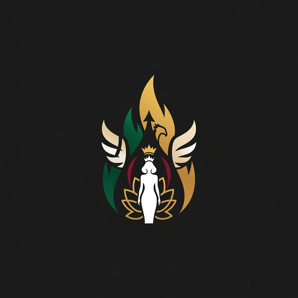AI Design for Premium AI Logo Prompt,
Prompt:
Design an ultra-premium, minimalist luxury logo that represents the strength, independence, confidence, resilience, grace, intelligence, and limitless potential of women.
Create an abstract feminine emblem, not a literal woman illustration. The logo should subtly merge symbolic elements into one seamless icon:
graceful upward wings representing freedom and ambition
an elegant flowing feminine curve symbolizing womanhood
a hidden phoenix rising from within the shape representing transformation and resilience
a lotus-inspired geometry representing growth and inner strength
a subtle crown integrated naturally into the top of the design representing leadership, self-worth, and confidence
negative space forming an upward path to symbolize breaking barriers and reaching success
The logo should communicate:
Empowerment
Independence
Courage
Equality
Leadership
Hope
Confidence
Freedom
Grace
Style:
Minimal
Modern luxury
Timeless
Sophisticated
Elegant geometric construction
Perfect symmetry
Clean vector lines
Balanced proportions
Iconic brand identity
Memorable silhouette
Suitable for international branding
Avoid:
cartoon illustrations
clipart
butterflies
obvious female face
hearts
flowers as the main element
childish designs
excessive details
gradients
busy compositions
Color Palette:
Matte Black
Metallic Gold
Ivory White
Deep Emerald
Royal Burgundy
Logo must work perfectly in:
monochrome
gold foil
embossing
business cards
luxury packaging
website favicon
mobile app icon
social media profile
The final design should feel as iconic as the logos of luxury brands—simple at first glance, yet deeply meaningful and instantly recognizable.
If You Want Something Even More Unique
Instead of using common symbols like wings or crowns, base the logo on a single powerful concept. For example:
The Infinite Rise
An abstract infinity symbol that subtly transforms into a woman standing tall.
Meaning:
Infinite possibilities
Breaking limitations
Lifelong growth
The Phoenix Bloom
A phoenix created entirely from elegant flowing curves, with no visible bird at first glance.
Meaning:
Rising after hardship
Courage
Reinvention
The Shield of Grace
A luxury geometric shield that hides a feminine silhouette in negative space.
Meaning:
Protection
Strength
Confidence
Fearlessness
The North Star
A minimalist star with elegant curves forming a subtle feminine figure.
Meaning:
Guiding women toward success
Leadership
Inspiration
The Ascending Flame (Highly Unique)
An abstract flame that simultaneously resembles:
a woman standing confidently,
a phoenix rising,
and an upward arrow.
Meaning:
Inner fire
Determination
Freedom
Transformation
Leadership
This concept is distinctive, memorable, and well suited for a premium women's empowerment brand because it avoids overused imagery while conveying powerful symbolism.
Design direction: Keep the icon clean, geometric, and scalable so it remains recognizable even at small sizes. Aim for a logo that feels like a luxury fashion house or global nonprofit identity rather than a decorative illustration.
TO THE FIRST LOGO UH CREATED LIKE FIRE EAGLE AND GIRL IS ABISOLUTLY WHAT I ACTUALLY WANTED BUT WITH THAT AS REFERENCE CAN YOU GIVE ME SOME MORE DESIGNS SIMILAR TO IT,NOW WHAT UH CREATED IN THATT 2ND IMAGE IS GOOD BUT CAN IT BE COLORFULL,NOW SECOND IMAGE IS GOOD BUT GIRL ISNT THERE IN THAT,2ND IMAGE OF NOW IS GOOD BUT THE GIRL ISNT LOOKING WELL LIKE GOOD PROFESSIONAL
