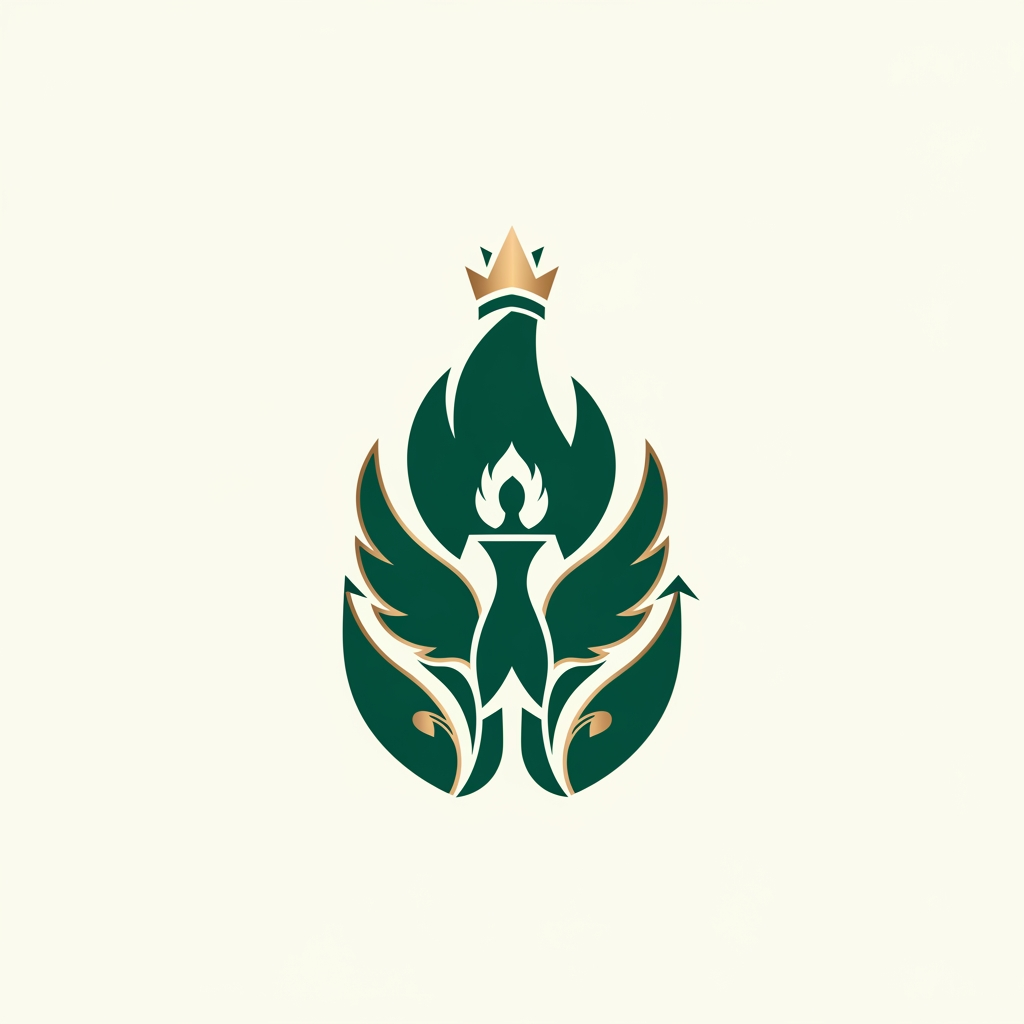 AI Design for Premium AI Logo Prompt,
Prompt:
Design an ultra-premium, minimalist luxury logo that represents the strength, independence, confidence, resilience, grace, intelligence, and limitless potential of women.
Create an abstract feminine emblem, not a literal woman illustration. The logo should subtly merge symbolic elements into one seamless icon:
graceful upward wings representing freedom and ambition
an elegant flowing feminine curve symbolizing womanhood
a hidden phoenix rising from within the shape representing transformation and resilience
a lotus-inspired geometry representing growth and inner strength
a subtle crown integrated naturally into the top of the design representing leadership, self-worth, and confidence
negative space forming an upward path to symbolize breaking barriers and reaching success
The logo should communicate:
Empowerment
Independence
Courage
Equality
Leadership
Hope
Confidence
Freedom
Grace
Style:
Minimal
Modern luxury
Timeless
Sophisticated
Elegant geometric construction
Perfect symmetry
Clean vector lines
Balanced proportions
Iconic brand identity
Memorable silhouette
Suitable for international branding
Avoid:
cartoon illustrations
clipart
butterflies
obvious female face
hearts
flowers as the main element
childish designs
excessive details
gradients
busy compositions
Color Palette:
Matte Black
Metallic Gold
Ivory White
Deep Emerald
Royal Burgundy
Logo must work perfectly in:
monochrome
gold foil
embossing
business cards
luxury packaging
website favicon
mobile app icon
social media profile
The final design should feel as iconic as the logos of luxury brands—simple at first glance, yet deeply meaningful and instantly recognizable.
If You Want Something Even More Unique
Instead of using common symbols like wings or crowns, base the logo on a single powerful concept. For example:
The Infinite Rise
An abstract infinity symbol that subtly transforms into a woman standing tall.
Meaning:
Infinite possibilities
Breaking limitations
Lifelong growth
The Phoenix Bloom
A phoenix created entirely from elegant flowing curves, with no visible bird at first glance.
Meaning:
Rising after hardship
Courage
Reinvention
The Shield of Grace
A luxury geometric shield that hides a feminine silhouette in negative space.
Meaning:
Protection
Strength
Confidence
Fearlessness
The North Star
A minimalist star with elegant curves forming a subtle feminine figure.
Meaning:
Guiding women toward success
Leadership
Inspiration
The Ascending Flame (Highly Unique)
An abstract flame that simultaneously resembles:
a woman standing confidently,
a phoenix rising,
and an upward arrow.
Meaning:
Inner fire
Determination
Freedom
Transformation
Leadership
This concept is distinctive, memorable, and well suited for a premium women's empowerment brand because it avoids overused imagery while conveying powerful symbolism.
Design direction: Keep the icon clean, geometric, and scalable so it remains recognizable even at small sizes. Aim for a logo that feels like a luxury fashion house or global nonprofit identity rather than a decorative illustration.
TO THE FIRST LOGO UH CREATED LIKE FIRE EAGLE AND GIRL IS ABISOLUTLY WHAT I ACTUALLY WANTED BUT WITH THAT AS REFERENCE CAN YOU GIVE ME SOME MORE DESIGNS SIMILAR TO IT,NOW WHAT UH CREATED IN THATT 2ND IMAGE IS GOOD BUT CAN IT BE COLORFULL,NOW SECOND IMAGE IS GOOD BUT GIRL ISNT THERE IN THAT,2ND IMAGE OF NOW IS GOOD BUT THE GIRL ISNT LOOKING WELL LIKE GOOD PROFESSIONAL.BUT NOW IMAGE WHICH IS FIRST IS NICE BUT THE GIRL SHOULDNT BE WHITE CHANGE IT AND ALSO COLOR COMBINATION OF WINGS OR FIRST CHANGE AND MAKE IT LOOK ASTHESTIC