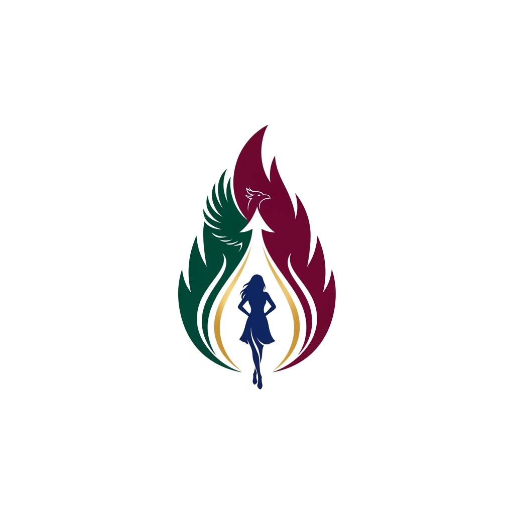 AI Design for Premium AI Logo Prompt
Prompt:
Design an ultra-premium, minimalist luxury logo that represents the strength, independence, confidence, resilience, grace, intelligence, and limitless potential of women.
Create an abstract feminine emblem, not a literal woman illustration. The logo should subtly merge symbolic elements into one seamless icon:
graceful upward wings representing freedom and ambition
an elegant flowing feminine curve symbolizing womanhood
a hidden phoenix rising from within the shape representing transformation and resilience
a lotus-inspired geometry representing growth and inner strength
a subtle crown integrated naturally into the top of the design representing leadership, self-worth, and confidence
negative space forming an upward path to symbolize breaking barriers and reaching success
The logo should communicate:
Empowerment
Independence
Courage
Equality
Leadership
Hope
Confidence
Freedom
Grace
Style:
Minimal
Modern luxury
Timeless
Sophisticated
Elegant geometric construction
Perfect symmetry
Clean vector lines
Balanced proportions
Iconic brand identity
Memorable silhouette
Suitable for international branding
Avoid:
cartoon illustrations
clipart
butterflies
obvious female face
hearts
flowers as the main element
childish designs
excessive details
gradients
busy compositions
Color Palette:
Matte Black
Metallic Gold
Ivory White
Deep Emerald
Royal Burgundy
Logo must work perfectly in:
monochrome
gold foil
embossing
business cards
luxury packaging
website favicon
mobile app icon
social media profile
The final design should feel as iconic as the logos of luxury brands—simple at first glance, yet deeply meaningful and instantly recognizable.
If You Want Something Even More Unique
Instead of using common symbols like wings or crowns, base the logo on a single powerful concept. For example:
The Infinite Rise
An abstract infinity symbol that subtly transforms into a woman standing tall.
Meaning:
Infinite possibilities
Breaking limitations
Lifelong growth
The Phoenix Bloom
A phoenix created entirely from elegant flowing curves, with no visible bird at first glance.
Meaning:
Rising after hardship
Courage
Reinvention
The Shield of Grace
A luxury geometric shield that hides a feminine silhouette in negative space.
Meaning:
Protection
Strength
Confidence
Fearlessness
The North Star
A minimalist star with elegant curves forming a subtle feminine figure.
Meaning:
Guiding women toward success
Leadership
Inspiration
The Ascending Flame (Highly Unique)
An abstract flame that simultaneously resembles:
a woman standing confidently,
a phoenix rising,
and an upward arrow.
Meaning:
Inner fire
Determination
Freedom
Transformation
Leadership
This concept is distinctive, memorable, and well suited for a premium women's empowerment brand because it avoids overused imagery while conveying powerful symbolism.
Design direction: Keep the icon clean, geometric, and scalable so it remains recognizable even at small sizes. Aim for a logo that feels like a luxury fashion house or global nonprofit identity rather than a decorative illustration.
TO THE FIRST LOGO UH CREATED LIKE FIRE EAGLE AND GIRL IS ABISOLUTLY WHAT I ACTUALLY WANTED BUT WITH THAT AS REFERENCE CAN YOU GIVE ME SOME MORE DESIGNS SIMILAR TO IT,NOW WHAT UH CREATED IN THATT 2ND IMAGE IS GOOD BUT CAN IT BE COLORFULL