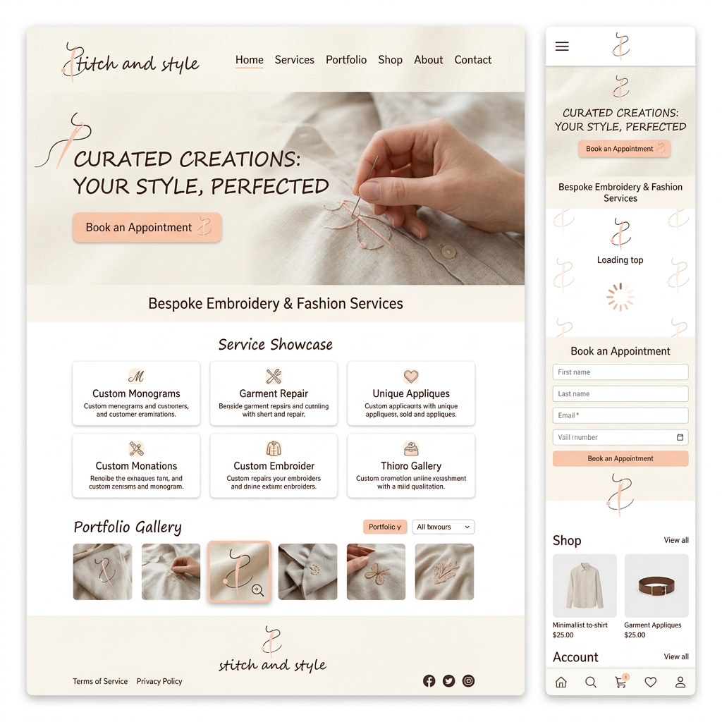 AI Design for Website banner and UX Ui