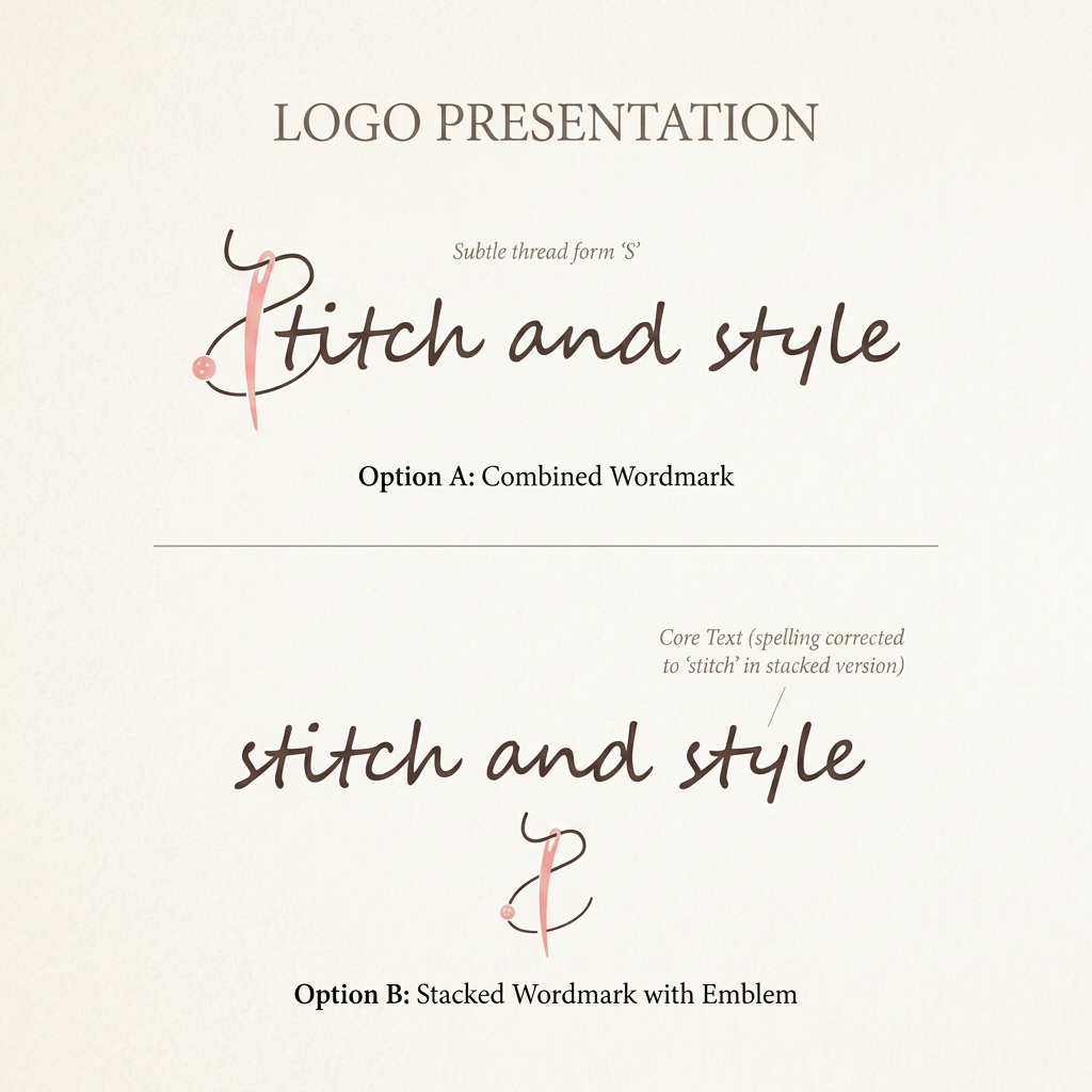 AI Design for Logo presentation