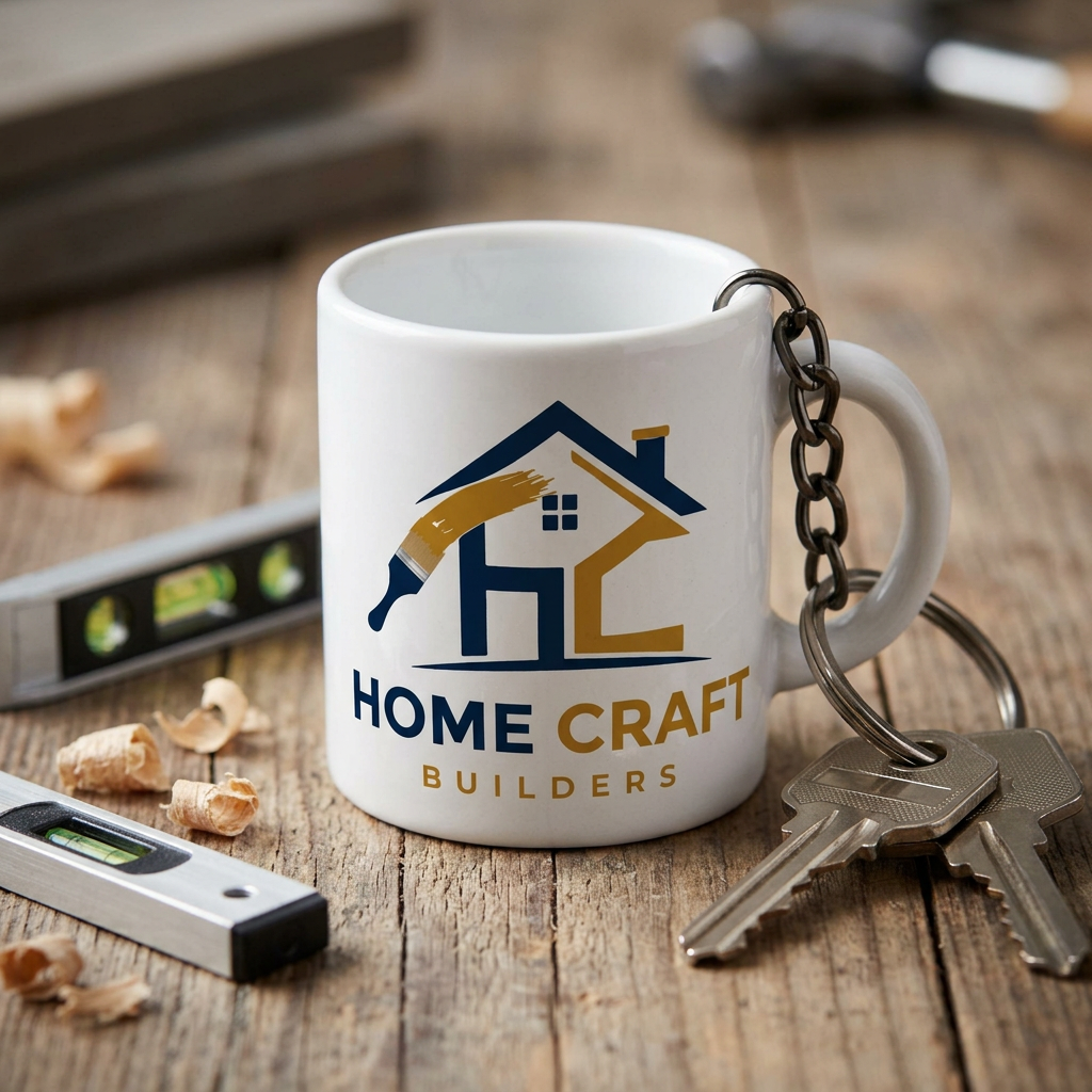 AI Design for Customise cup keychain