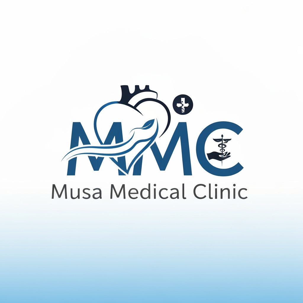 AI Design for Creat a new logo MMC | Musa Medical Clinic more creative a professional show medical feled and update show MMC is highlight and creative elements use is medical field