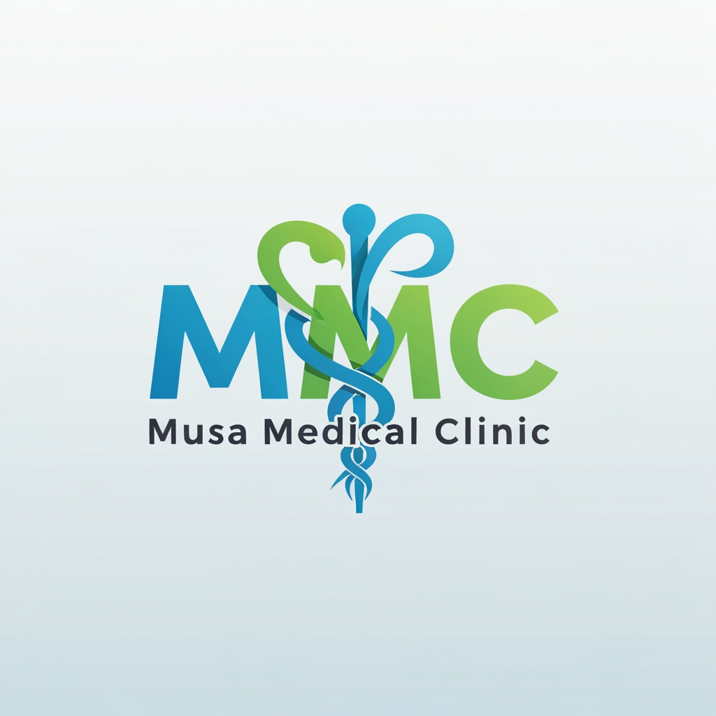 AI Design for Creat a new logo MMC | Musa Medical Clinic more creative a professional show medical feled and update show MMC is highlight and creative elements use is medical field