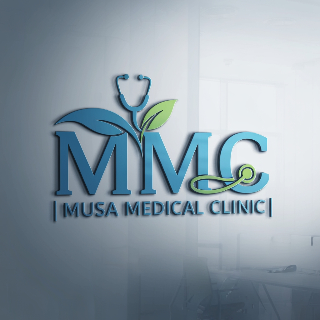 AI Design for Creat a new logo MMC | Musa Medical Clinic more creative a professional show medical feled and update show MMC is highlight and creative elements use is medical field