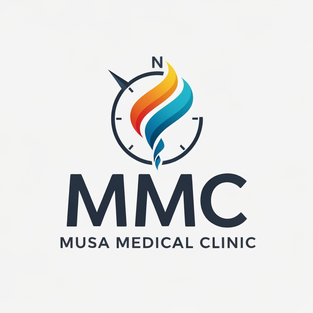 AI Design for Creat a new logo MMC | Musa Medical Clinic more creative a professional show medical feled and update show MMC is highlight and creative elements use is medical field