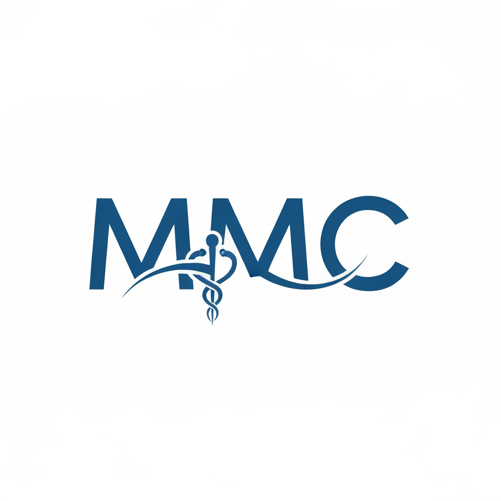 AI Design for Creat a logo "MMC" Musa Medical Clinic