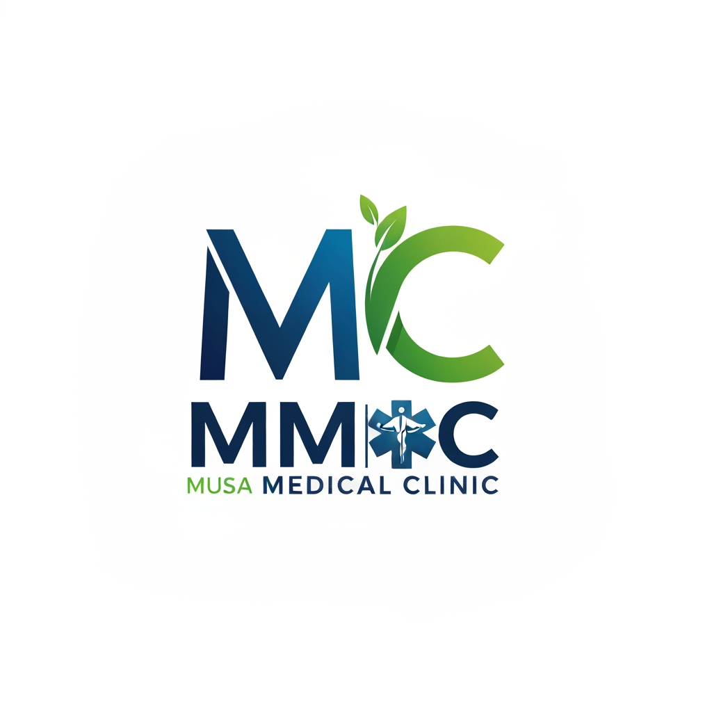 AI Design for Creat a new logo MMC | Musa Medical Clinic more creative a professional show medical feled and update show MMC is highlight and creative elements use is medical field