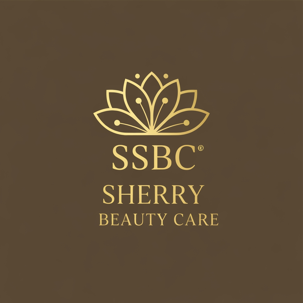 AI Design for SBC Sherry Beauty Care
Now design a logo
Elegant and luxury Golden color like this