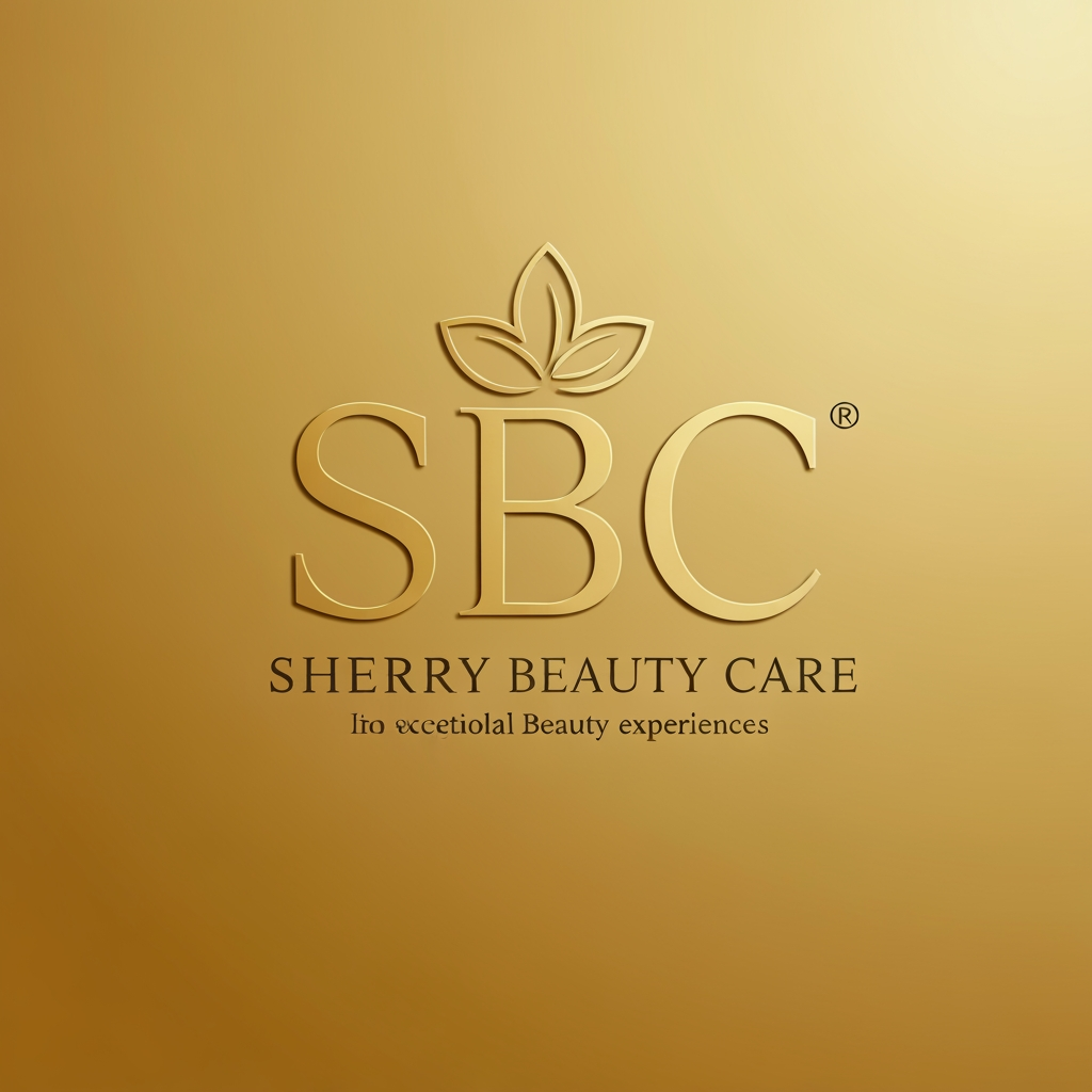 AI Design for SBC Sherry Beauty Care
Now design a logo
Elegant and luxury Golden color like this