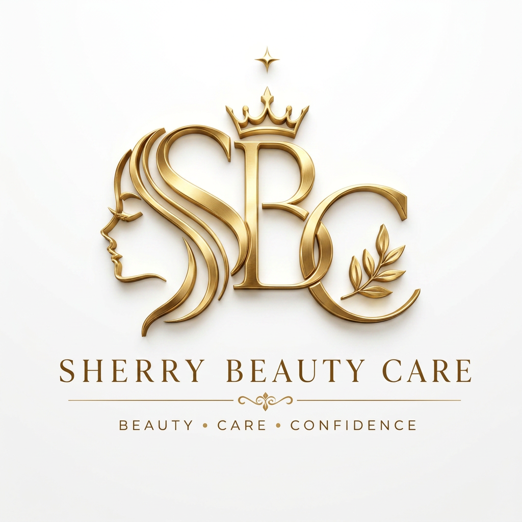 AI Design for SBC Sherry Beauty Care
Now design a logo
Elegant and luxury Golden color like this