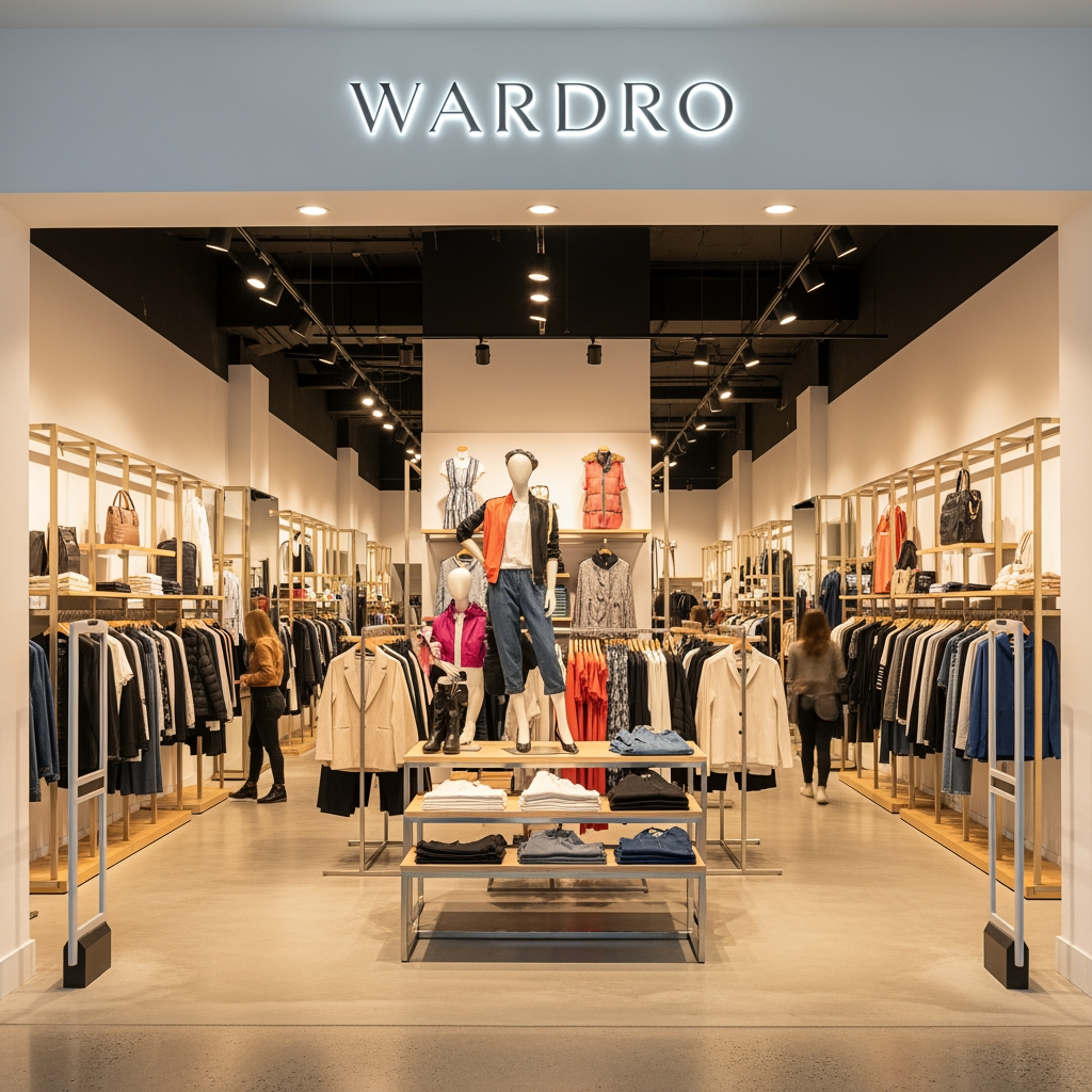 AI Design for name of the brand is wardro