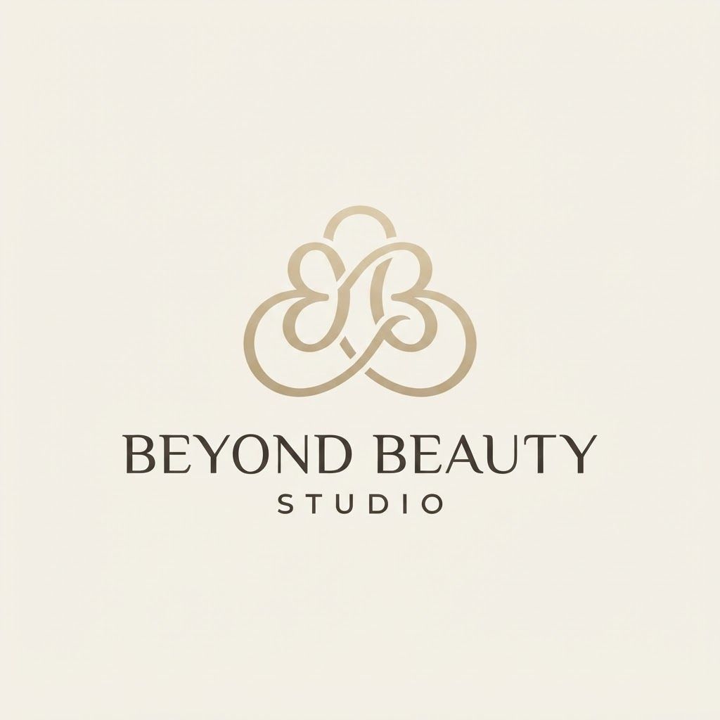 AI Design for Design a premium symbolic logo for a luxury beauty salon named “Beyond Beauty Studio”. Create a sophisticated combination mark consisting of a unique elegant symbol + the brand name. The symbol should feel original, memorable, feminine, refined, and timeless, subtly representing beauty, transformation, confidence, elegance, and going “beyond” ordinary beauty. Avoid obvious generic beauty icons such as scissors, lipstick, makeup brushes, eyelashes, faces, crowns, or flowers.
Create a minimal, high-end emblem using graceful flowing lines, refined curves, subtle symmetry, and clever negative space. The symbol should have a distinctive luxury-brand feel, similar to an upscale fashion, skincare, or beauty house. It should be simple enough to work as a salon sign, Instagram profile picture, business card, packaging, and stamp.
Typography: elegant high-fashion serif typography for “Beyond Beauty”, with “STUDIO” smaller and subtly spaced underneath or integrated into the wordmark. Sophisticated editorial typography, thin-to-medium weight, excellent letter spacing, balanced proportions. The typography must feel luxurious rather than overly decorative.
Color palette: warm ivory / creamy beige background, soft champagne-gold or muted metallic gold logo and typography. Elegant warm neutral tones. No bright yellow gold. The gold should feel subtle, expensive, refined, and premium.
Composition: centered, clean, spacious, balanced symbol above or beside the wordmark. Strong visual hierarchy. Minimal luxury aesthetic, premium beauty branding, quiet luxury, timeless sophistication, feminine but not childish.
Background: solid warm ivory-beige, subtle natural paper-like luxury texture if appropriate, but keep the logo highly clean and readable.
Logo presentation: professional vector-style branding, crisp clean edges, flat logo design, sophisticated monogram/emblem, no unnecessary decorative elements, no mockup, no salon interior, no products, no people, no shadows, no 3D effects.
The final identity should look like an established luxury beauty studio brand—not a template or generic salon logo.
Symbol direction I'd particularly recommend
For “Beyond”, a clever abstract symbol could combine:
B + B + flowing transformation shape → creating a monogram that doesn't immediately look like letters.
Think of something like an abstract interlocking form / continuous line / elegant organic loop, where the negative space subtly reveals BB. That would give you a recognizable standalone icon for Instagram, signage, packaging, etc.