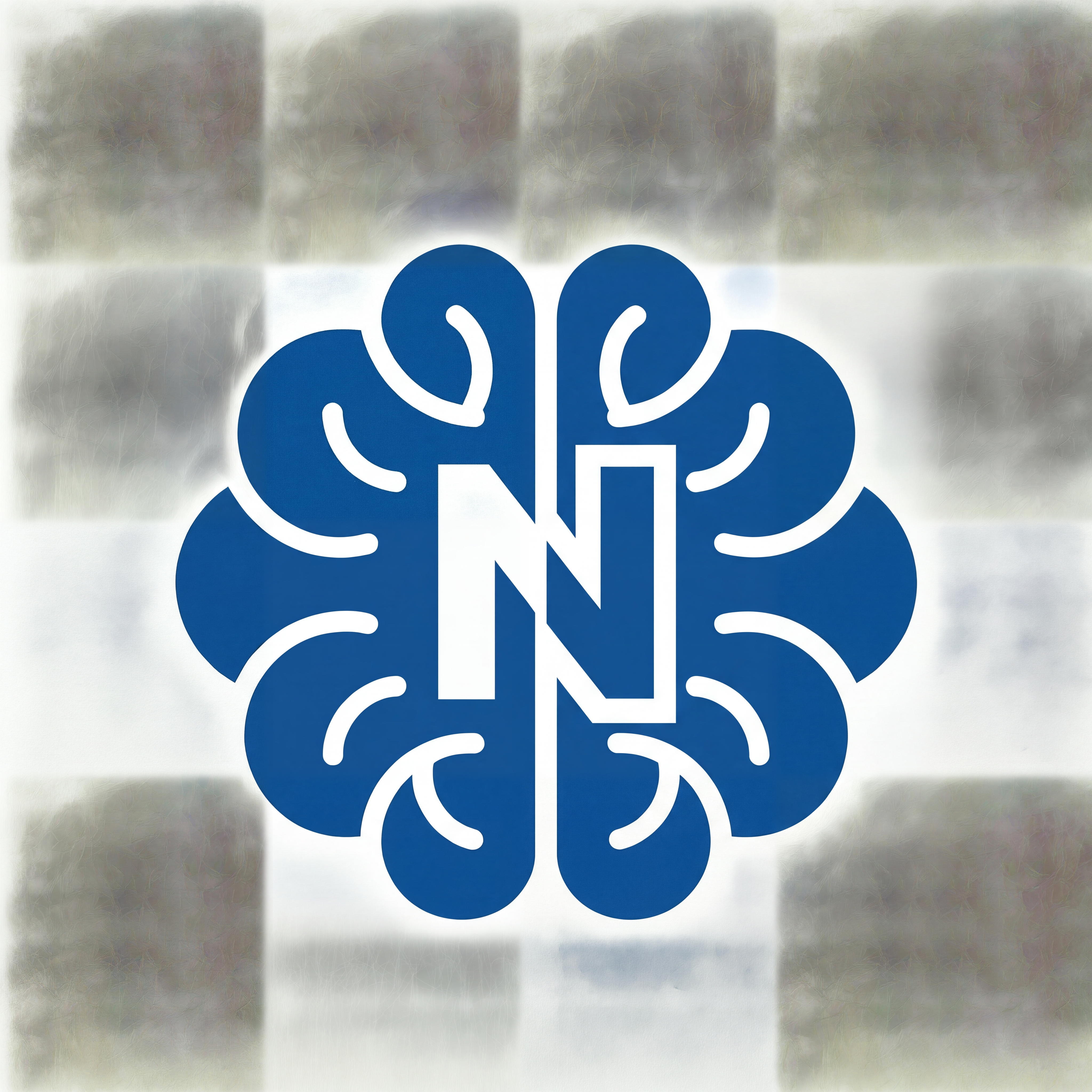 AI Design for Professional vector logo of a letter N, perfectly horizontally symmetrical and center-aligned, clean minimalist lines with sharp anchor points, flat solid color, high-end corporate branding aesthetic, created in Adobe Illustrator, vector graphics style, isolated on a white background.