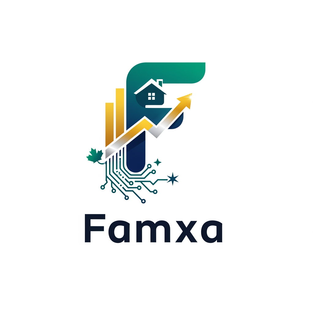 AI Design for Famxa logo design based on finance , household and ai for usa and ca users