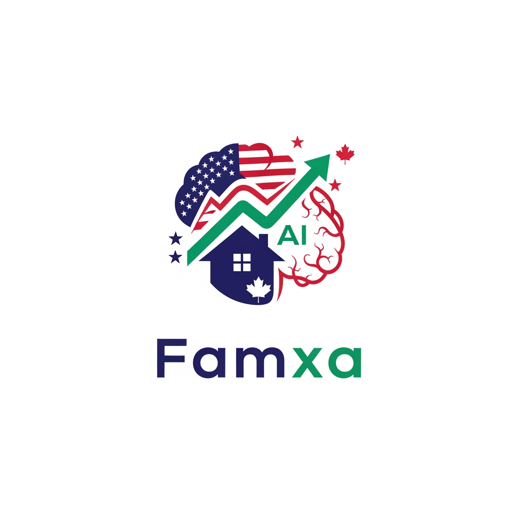 AI Design for Famxa logo design based on finance , household and ai for usa and ca users