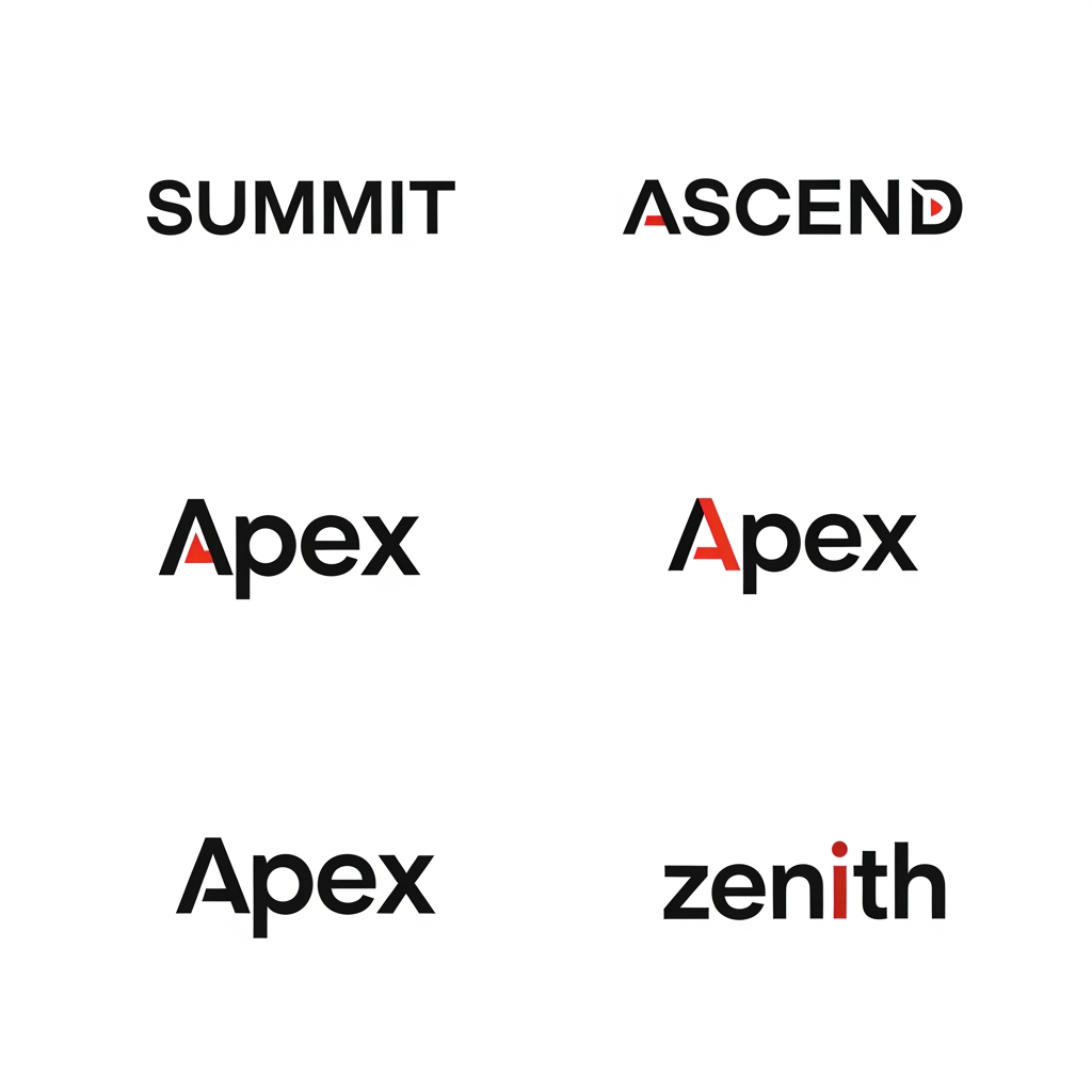 AI Design for Crea versiones de logotipo para un banco estilo Revolut o N26, que sea moderno pero minimalista, mas tipografíco con juego de letras.