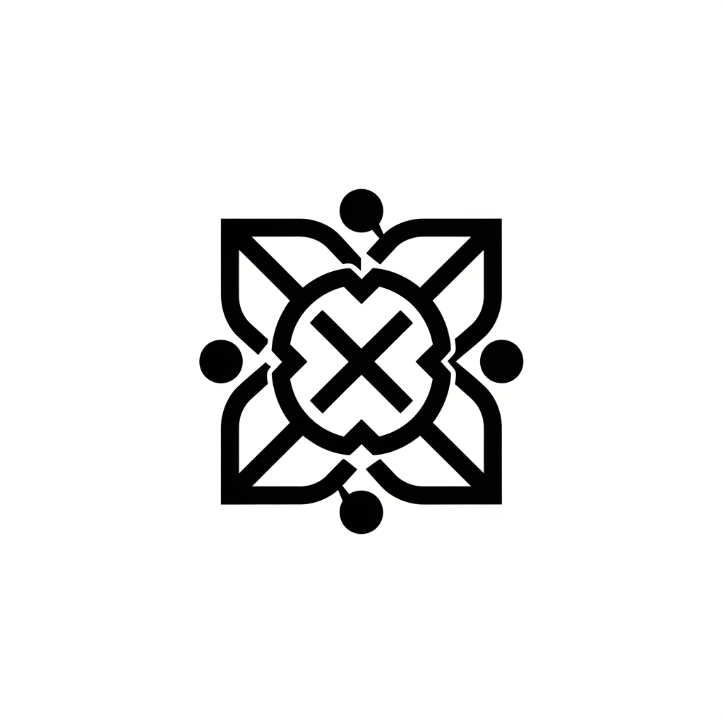 AI Design for Create a completely original luxury technology logo for a futuristic cloud-based web operating system.
The logo should be built entirely around elegant negative space. Avoid all letters, initials, and recognizable symbols. Construct an abstract geometric emblem that feels intelligent, futuristic, and premium.
Use simple geometric forms with perfect symmetry, smooth intersections, balanced spacing, and hidden visual relationships. The logo should appear modern without becoming trendy.
Design philosophy:
• Premium industrial design
• Precision engineering
• Apple-level simplicity
• Architectural minimalism
• Scandinavian elegance
• Swiss typography influence
Colors:
Pure black logo on white background.
Rendering:
Flat vector artwork only.
No gradients.
No 3D.
No shadows.
No texture.
The final logo should look iconic, memorable, highly scalable, and suitable for operating systems, software, AI platforms, websites, applications, startup branding, and luxury technology products.