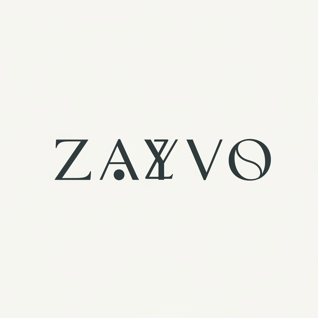 AI Design for creat a logo the name ZAYVO for my shopify store simple and branding