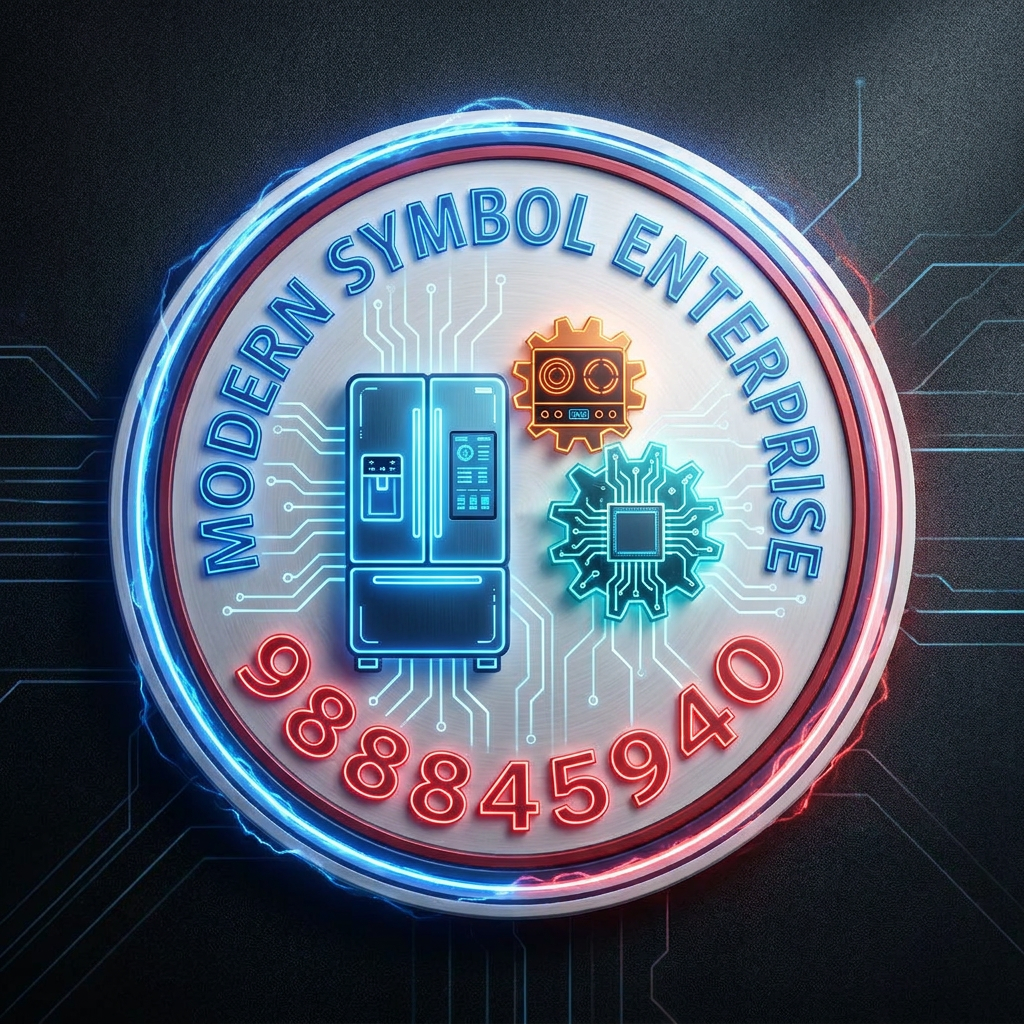 AI Design for my buisneess is fridge /stove electronic item sell design in this base litely futurastics